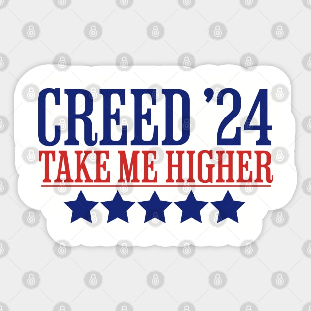 Creed-24 Sticker by edongskithreezerothree